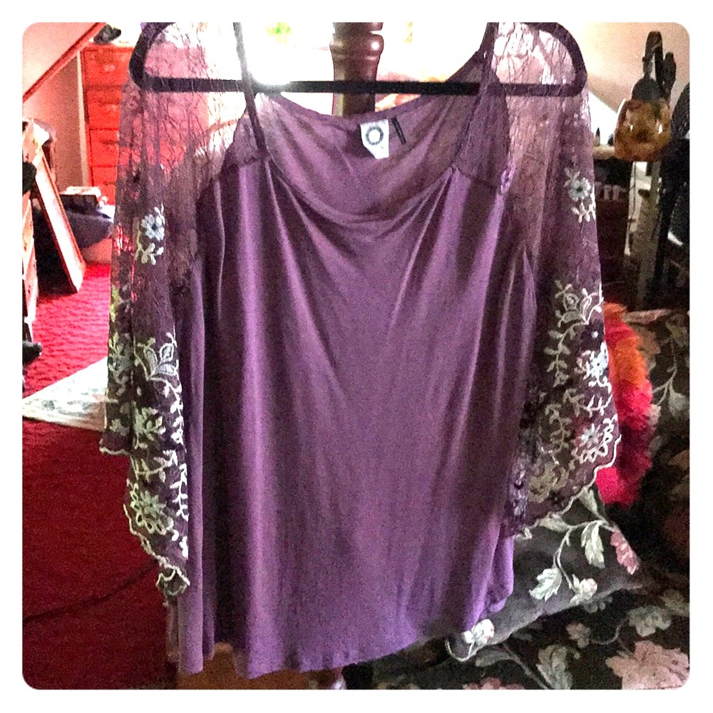 Anthropologie beautiful bat-winged blouse, large